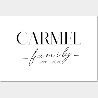 Carmel Family EST. 2020, Surname, Carmel Posters and Art